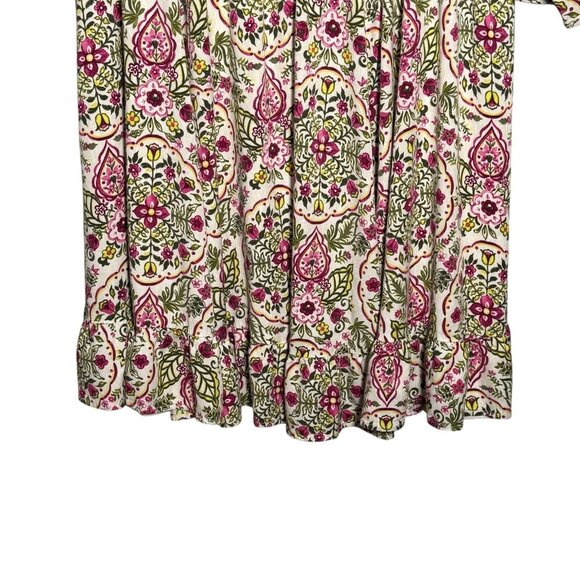 Torrid Womens Boho Print Dress Keyhole Neckline Size 00 Size 10 - Picture 2 of 8